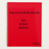 MANIFESTERENDE PLANNER (Voorkant)