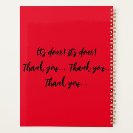 MANIFESTERENDE PLANNER (Achterkant)