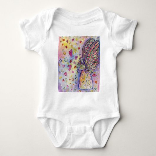 Manifesterende Universe Angel Art Baby-broekpakken Romper (Voorkant)