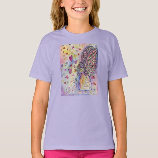Manifesterende Universe Angel Art Child T-Shirts (Voorkant)