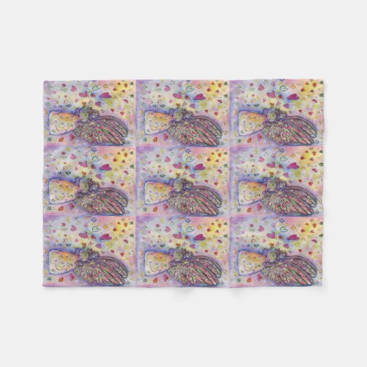 Manifesterende Universe Angel Art Fleece Blankets (Voorkant (Horizontaal))