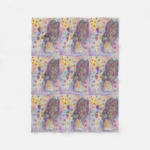 Manifesterende Universe Angel Art Fleece Blankets