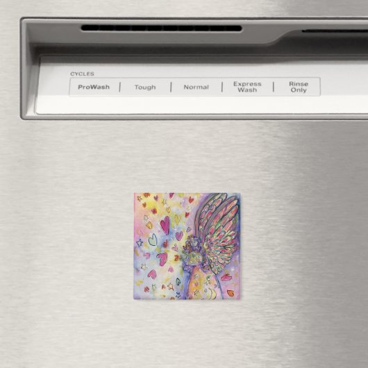 Manifesterende Universe Angel Art Fridge Magnet (Insitu (Vaatwasser))