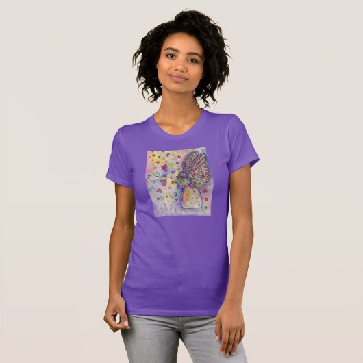 Manifesterende universe Angel Art Women's T-Shirts (Voorkant volledig)