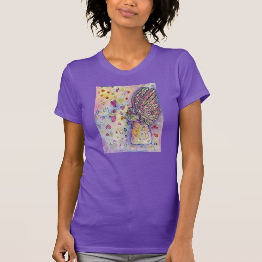 Manifesterende universe Angel Art Women's T-Shirts (Voorkant)