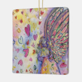 Manifesterende Universe Angel Holiday Gift Ornamen Keramisch Ornament (Links)