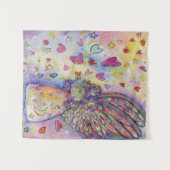 Manifesterende Universe Angel Wall Art Decor Tapes Wandkleed (Voorkant (horizontaal))