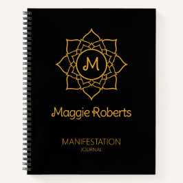 Manifesting Journal Black/Gold, Wet van Aantrekkin Notitieboek