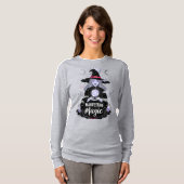 Manifesting Magic Witch Halloween T-Shirt (Voorkant volledig)