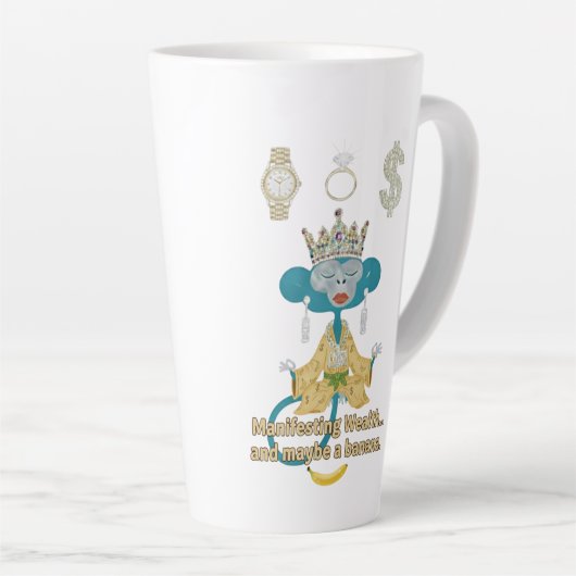 manifesting wealth latte mok (Rechterhoek)