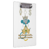 Manifesting Wealth Monkey zen art Klembord (Rechts)