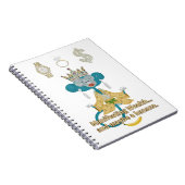 Manifesting Wealth Monkey zen art  Notitieboek (Rechterzijde)