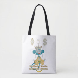 Manifesting Wealth Monkey zen art  Tote Bag