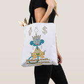 Manifesting Wealth Monkey zen art Tote Bag (Dichtbij)