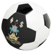 Manifesting Wealth Monkey zen art Voetbal (Drie kwart)