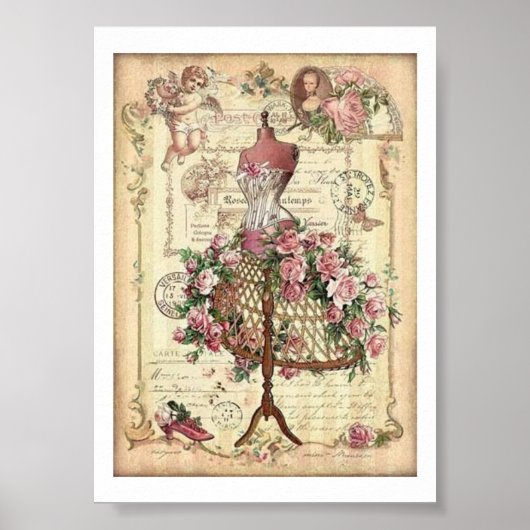 manikin girly-poster poster (Voorkant)