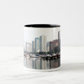 Manila Bay Filipijnen Tweekleurige Koffiemok (Center)