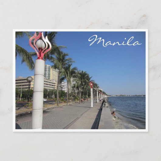 manila boardwalk briefkaart (Voorkant)