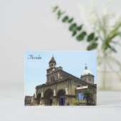 manila cathedraal briefkaart (Staand voorkant)
