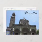 manila cathedraal briefkaart (Voorkant / Achterkant)
