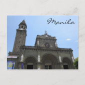 manila cathedraal briefkaart (Voorkant)