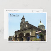 manila cathedraal briefkaart (Voorkant / Achterkant)