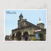 manila cathedraal briefkaart (Voorkant)