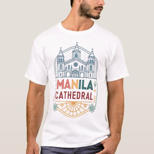 Manila Cathedral T-shirt (Voorkant)
