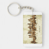 Manila Filipijnen Cityscape Sleutelhanger (Voorkant)