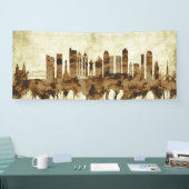 Manila Filipijnen Cityscape Spandoek (Beurs)