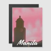 Manila Filipijnen reisposter. (Voorkant / Achterkant)
