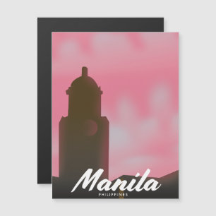 Manila Filipijnen reisposter.