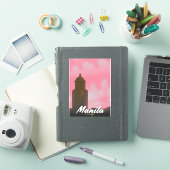 Manila Filipijnen reisposter. Sticker (iPad Cover)