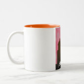 Manila Filipijnen reisposter. Tweekleurige Koffiemok (Links)