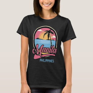Manila Filipino Retro Pinoy Summer Philippines, Vi T-shirt