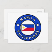 Manila Filippijnen Briefkaart (Voorkant / Achterkant)
