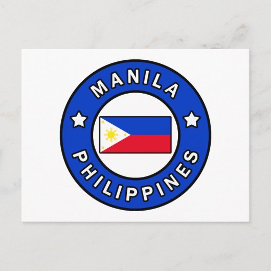 Manila Filippijnen Briefkaart (Voorkant)