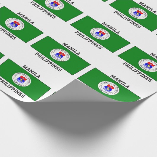 Manila Filippijnen Cadeaupapier (Hoek)