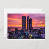 Manila Filippijnen Skyline Briefkaart (Voorkant / Achterkant)