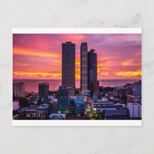 Manila Filippijnen Skyline Briefkaart