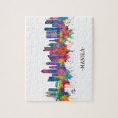 Manila Filippijnen Skyline Legpuzzel (Verticaal)