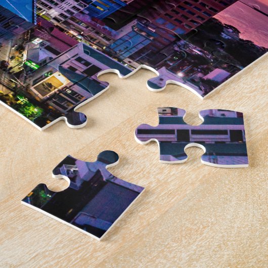 Manila Filippijnen Skyline Legpuzzel (Zijkant)