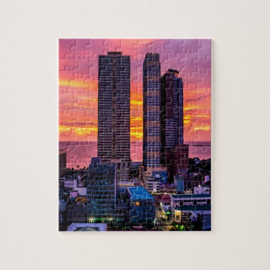 Manila Filippijnen Skyline Legpuzzel (Verticaal)