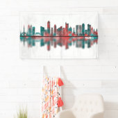 Manila Filippijnen Skyline Spandoek (Insitu)