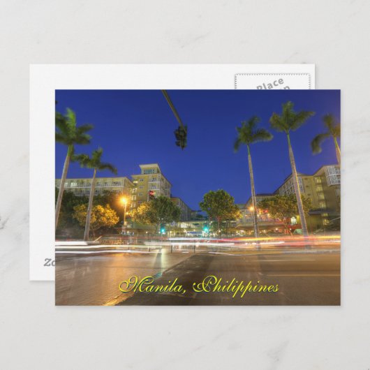 Manila, Filippijns briefkaart (Voorkant / Achterkant)