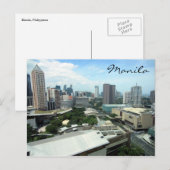 manila greenbelt briefkaart (Voorkant / Achterkant)