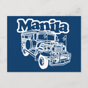 Manila Jeepney Briefkaart