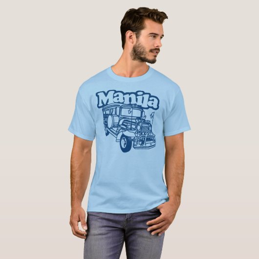 Manila Jeepney T-shirt (Voorkant volledig)