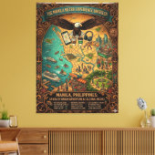 Manila Metro Experience Canvas Afdruk (Insitu (Woonkamer))