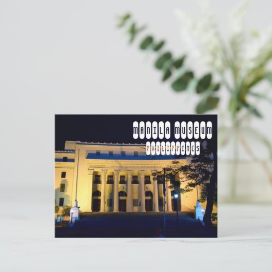 Manila Museum Briefkaart (Staand voorkant)